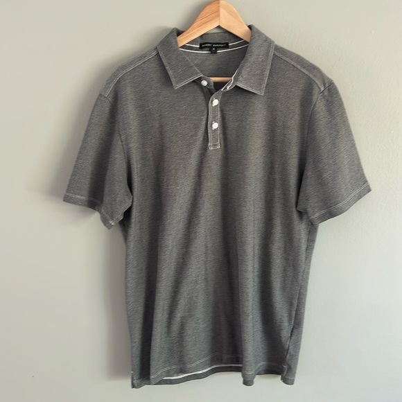 ROBERT BARAKETT Gray Filmore Polo Shirt XL - Picture 1 of 8